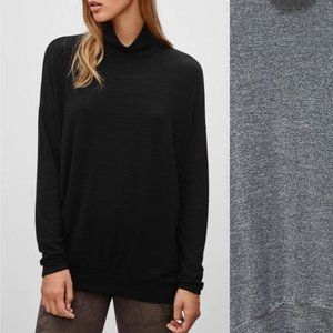 Aritzia Wilfred Free Martha Mock-Neck Shirt sz XS